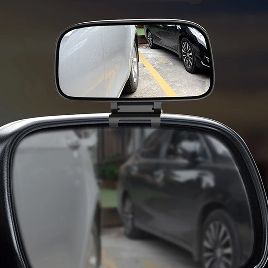 

1Piece 360 Adjustable Wide Angle Side Rear Mirrors Blind Spot Snap Way Rear View Mirror universal