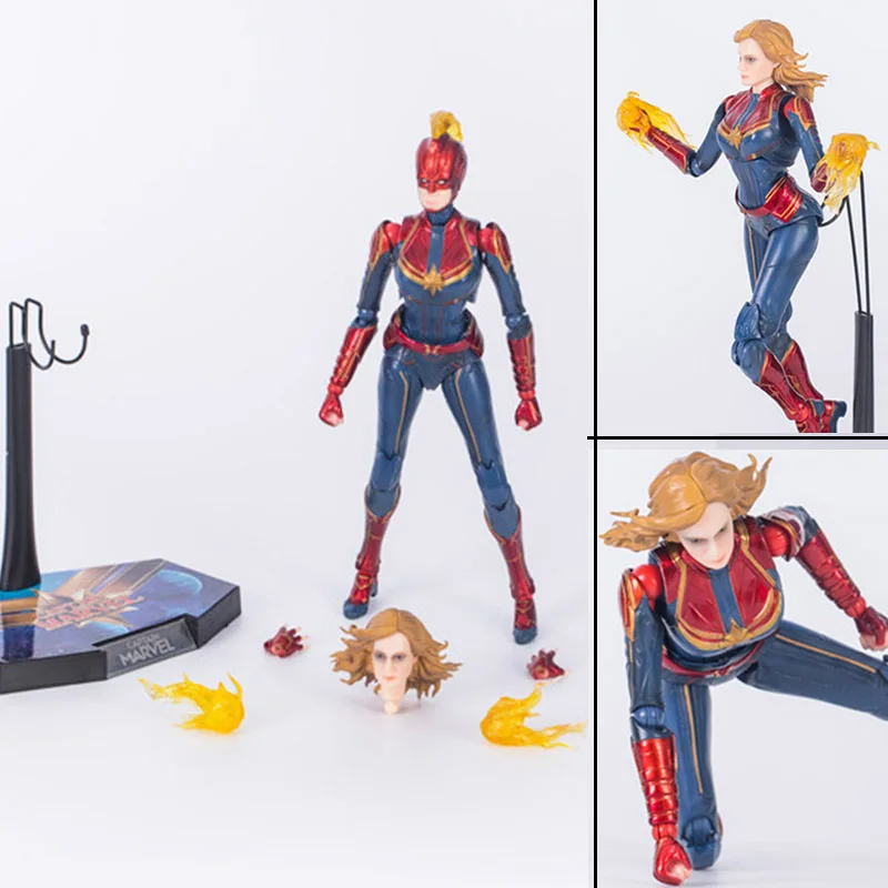 

26cm HC Avengers Captain Marvel Action Figure Model Toy Doll Gift Brinquedos