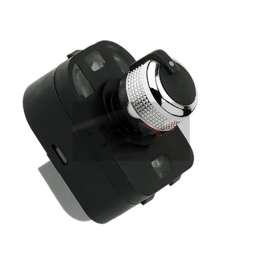 Car Side Mirror Adjust Knob Switch with Fold Function for Audi A6L C6