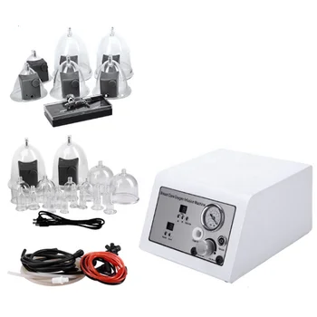 

2 in 1 Oxygen Jet Spray Vacuum Suction Cup Vacuum Therapy Cellulite Machine / Breast Enlargement Butt Lifting Vibration Machine