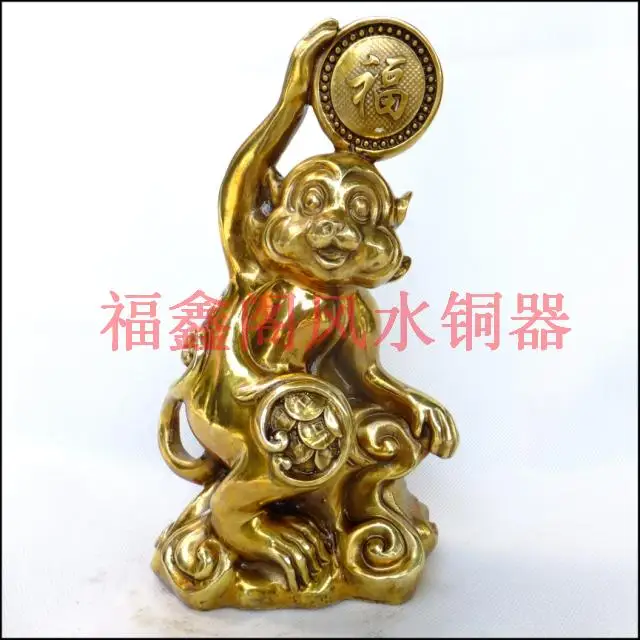

Bronze copper crafts decoration copper monkey mascot zodiac monkey Large