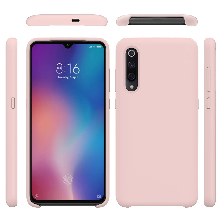 Чехол для Xiaomi Mi 8 9 SE 9SE 6 Redmi 6A 8A Note 8Pro 8T Официальный чехол из жидкого силикона