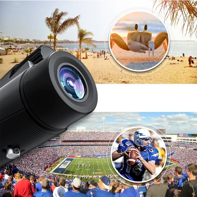 Monocular SUNCORE 12X50 HD Vision BAK4 Prism Telescope FMC Multi-layer Coating Film for Bird Watching,Hunting,Camping,Hiking