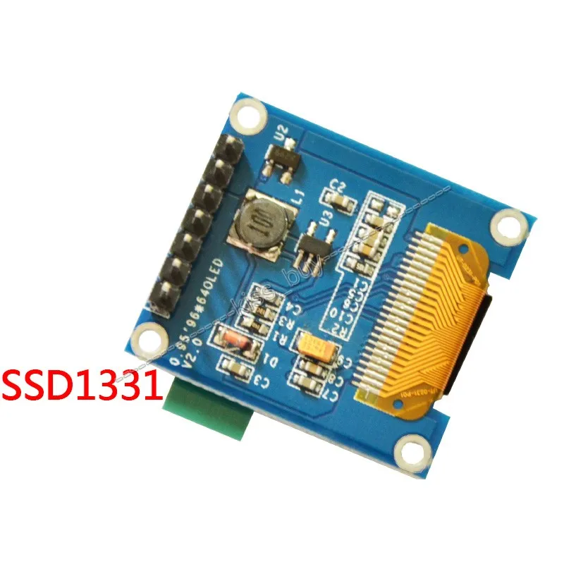 65K Color 96*64 OLED Display Serial SPI LCM Module for Arduino Uno R3 51 3.3v 5v