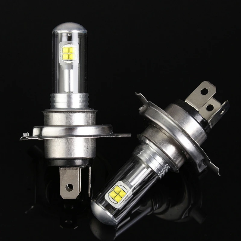 

2Pcs DC 12V Car LED Fog Light Bulbs H4 H7 Socket For Signal Door Reading light IP68 Waterproof 6000K Daytime Running Lights