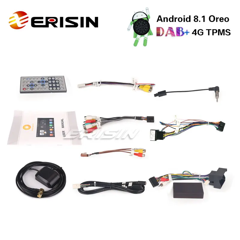 Perfect Erisin ES7660PB 7" Android 8.1 Car Stereo DAB+ GPS Wifi OBD for Opel Vauxhall Vivaro Astra Corsa Zafira 5