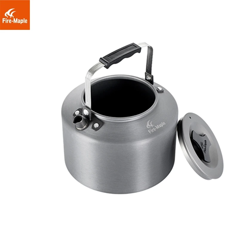 Fuego de arce al aire libre Camping senderismo explorar Picnic botella de agua ultraligero portátil café tetera 0.8L/1.5L