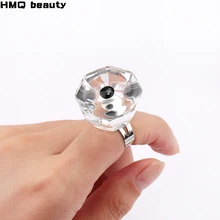 1 шт. Профессиональный стеклянный клей для страз палец кольцо индивидуальное Наращивание ресниц Клей Держатель для ресниц клейкая подставка держатель палитры
