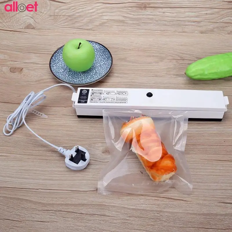 Electric Vacuum Food Sealer Automatic Vacuum Packing Plastic Sealing Machine Household Kitchen Appliances(UK) 