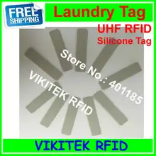 UHF RFID бирка для стирки 915 МГц 860-960 МГц Alien higgs3 чип силиконовый материал 58x13x2 мм 10 шт. можно мыть и гладить