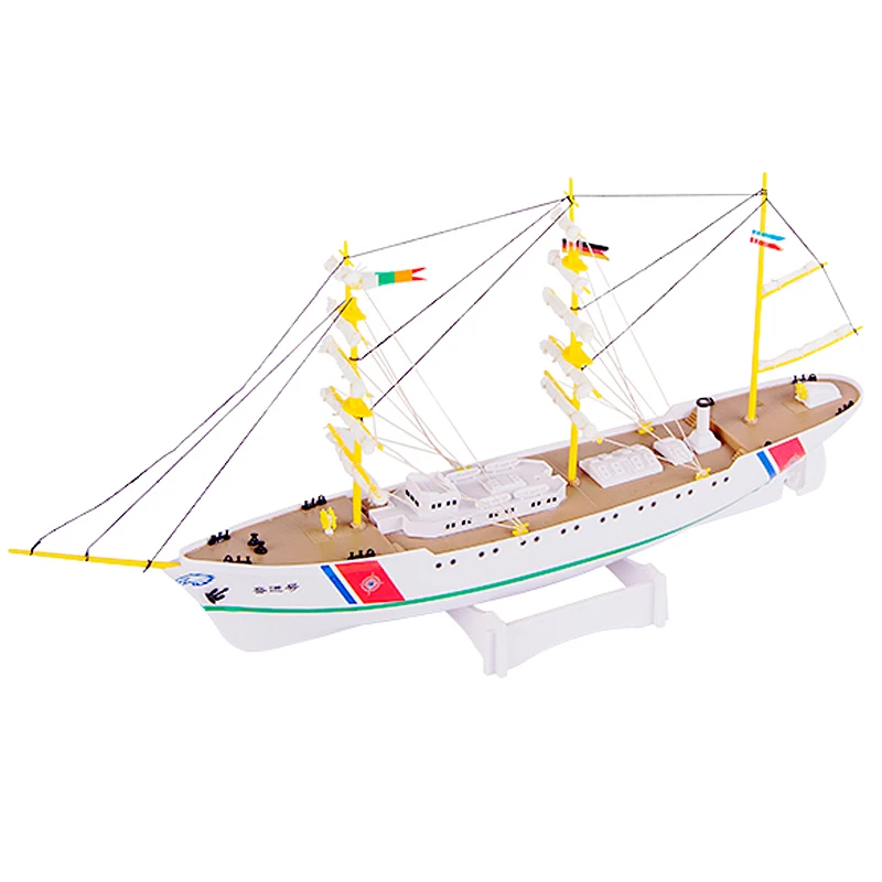 

DIY Plastic 1:300 Model Endeavour Electric Training Sailing Ship Assembly Model AB02101