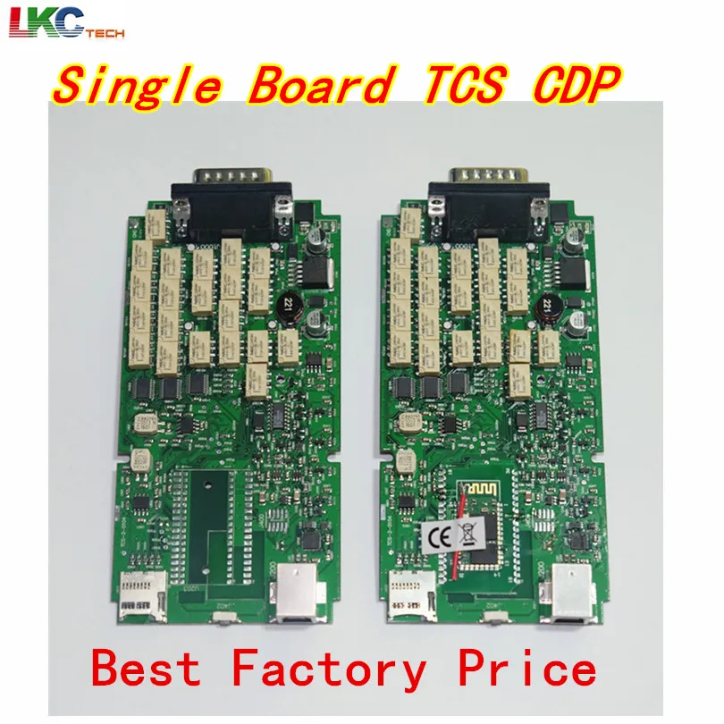 

2018 Newest version 2016.00 Single Green PCB board TCS CDP+ Pro NO Bluetooth cars & Trucks Diagnostic tool