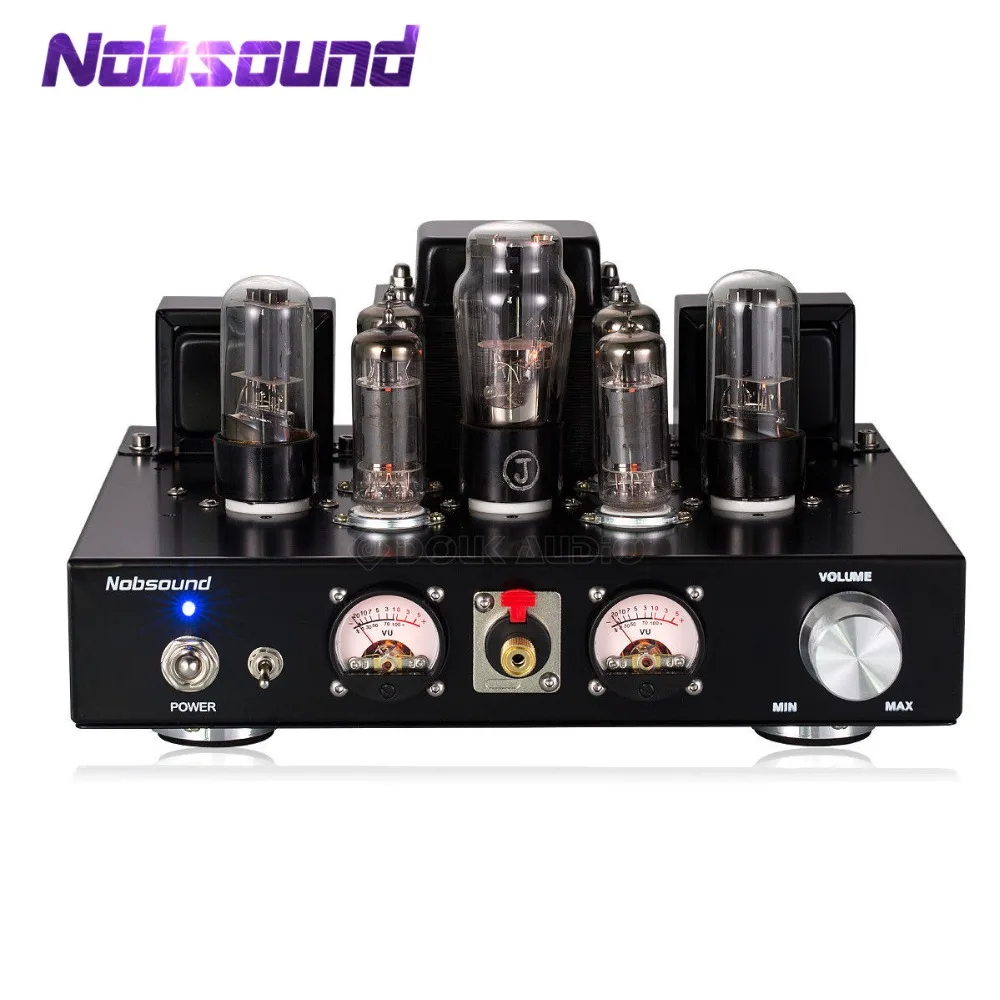 Nobsound Handgemaakte HiFi 6P1 Vacuum Tube Geïntegreerde Versterker Stereo Single-ended Klasse A Hoofdtelefoon Amp Zwart Nobsound Handgemaakte HiFi 6P1 Vacuum Tube Geïntegreerde Versterker Stereo Single-ended Klasse A Hoofdtelefoon Amp Zwart