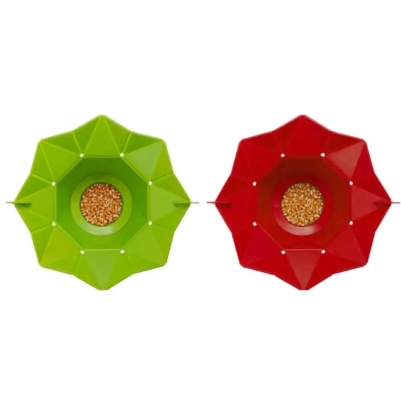 

DIY Kitchen Foldable Microwave Popcorn Maker Bowl Bucket Snack Baking Container Tool
