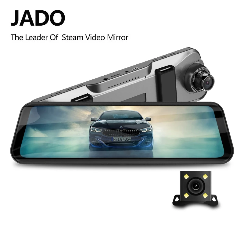 JADO D820s X4 Автомобильный видеорегистратор поток зеркало заднего вида avtoregistrator 10 IPS