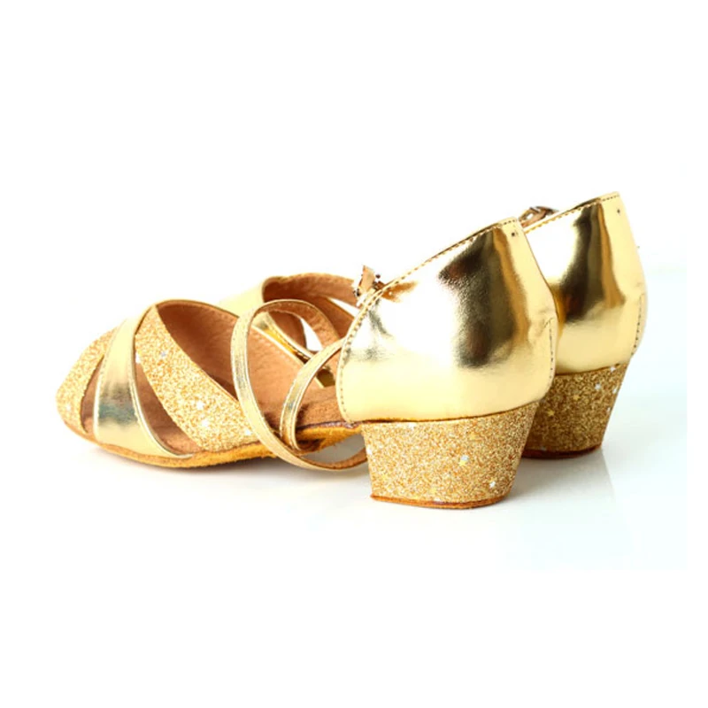 Женская обувь для бальных танцев; обувь для латинских танцев; замшевая подошва; женская обувь для латинских танцев; детская обувь; обувь для занятий; обувь на низком каблуке 3,5 см; VA30