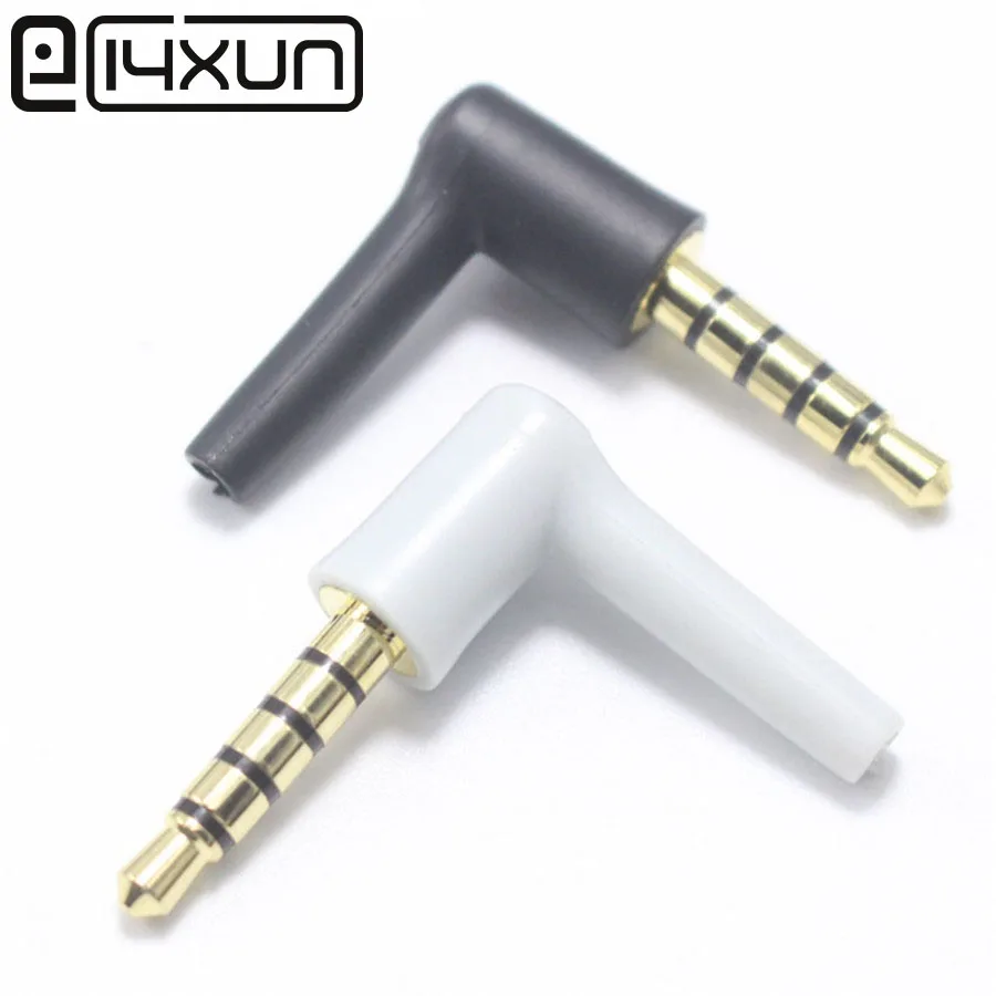 

EClyxun 1pcs/lot Gold Plated 3.5 mm 5 Pole Audio Stereo Jack Plug Connector