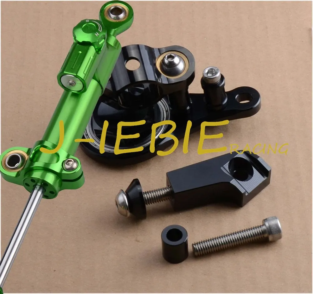 CNCSteeringDamperStabilizerandBlackBracketMountingForKawasakiNINJAZX6R20052006.jpg