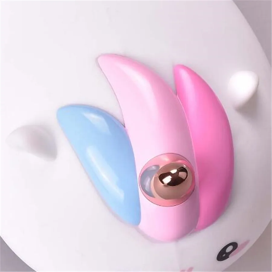  LED Unicorn Silicone Night Light Touch Sensor Baby Mood Light Nursery Lamp Children Gift Bedroom De - 32951899395