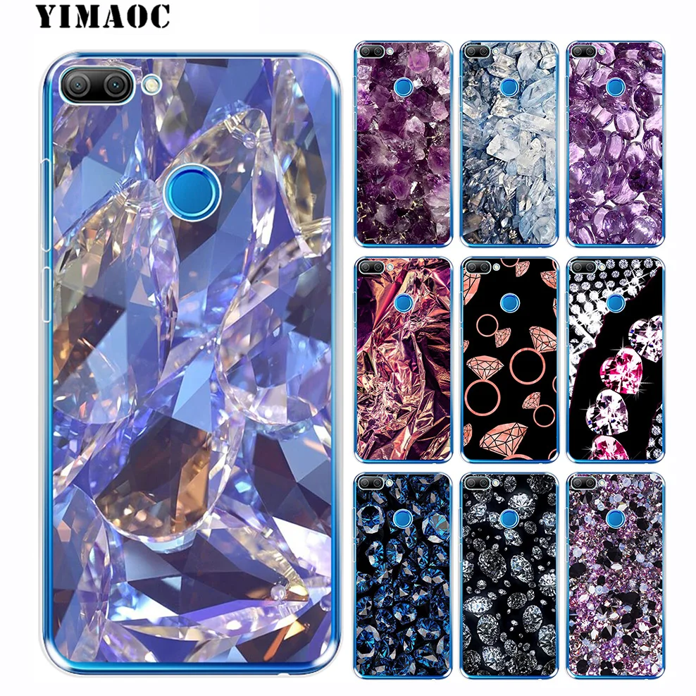 YIMAOC Crystal Diamond Soft Case for Huawei Honor 10 9 8X 8C 8 7C 7X 7A Pro 6A Lite Note Nova 3i 3 2i Y6 Y7 Y9 Prime 2018 |