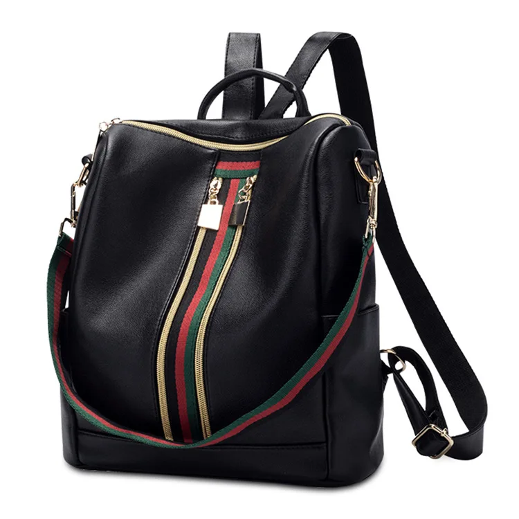 

082118 new hot yesetn lady PU leather backpack