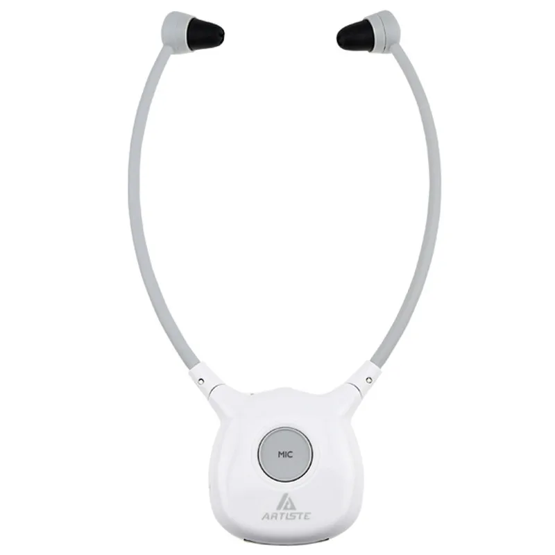 Artiste APH100 ТВ слуховой аппарат наушники Беспроводные 2,4G HIFI ТВ наушники Коммерческая установка для пожилых, слуховой аппарат гарнитура