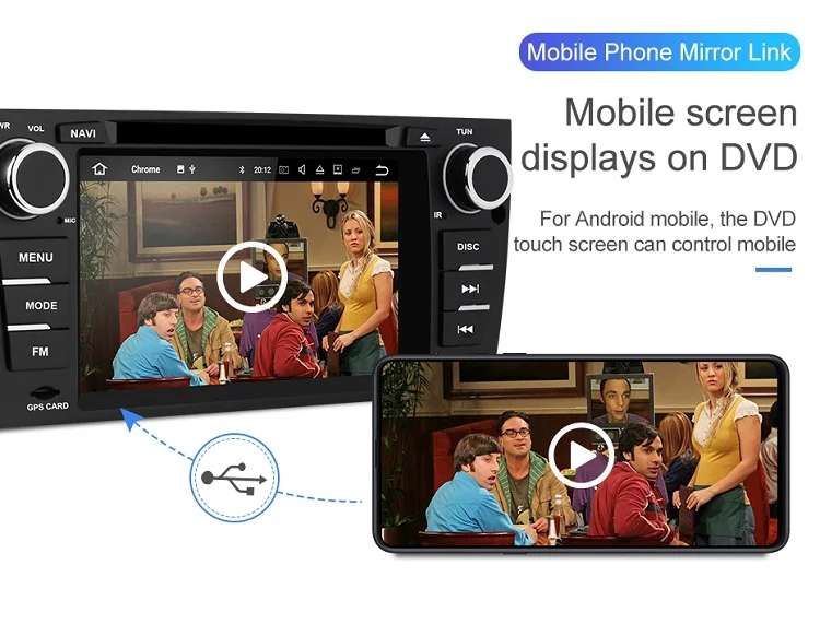 Top Isudar 1 Din Car Multimedia Player Android 9 For BMW/3 Series E90/E91/E92/E93 Octa Core RAM 4G Auto Radio GPS Camera USB DVR FM 12