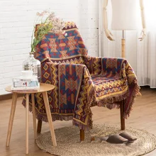 Многофункциональное покрывало килим ковер с бахромой для дивана гостиной спальни турецкое покрывало с узором пылезащитный чехол скатерть гобелен