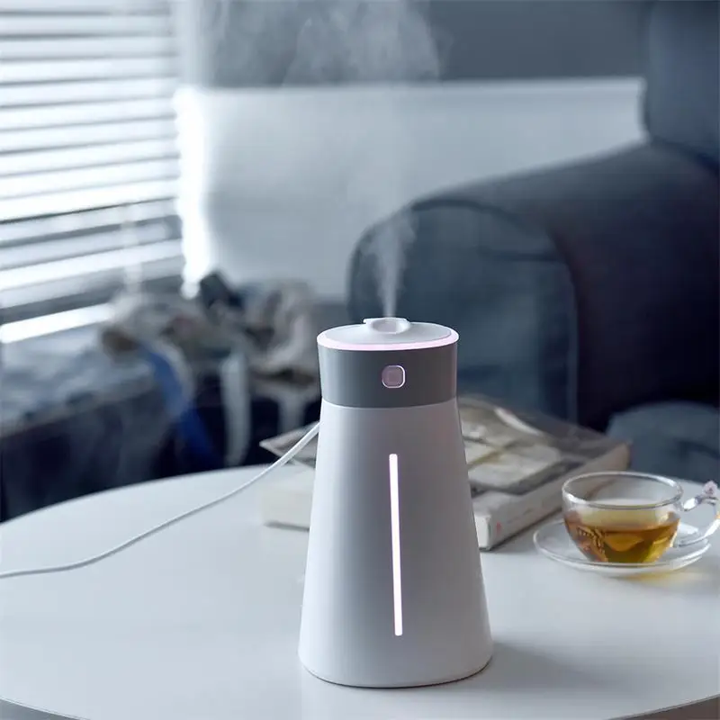 

KEBEIER 380ml air humidifier USB Car Humidifier Aroma with Night light Colorful Gradient Light Aquarius Humidifier Bedroomoffice