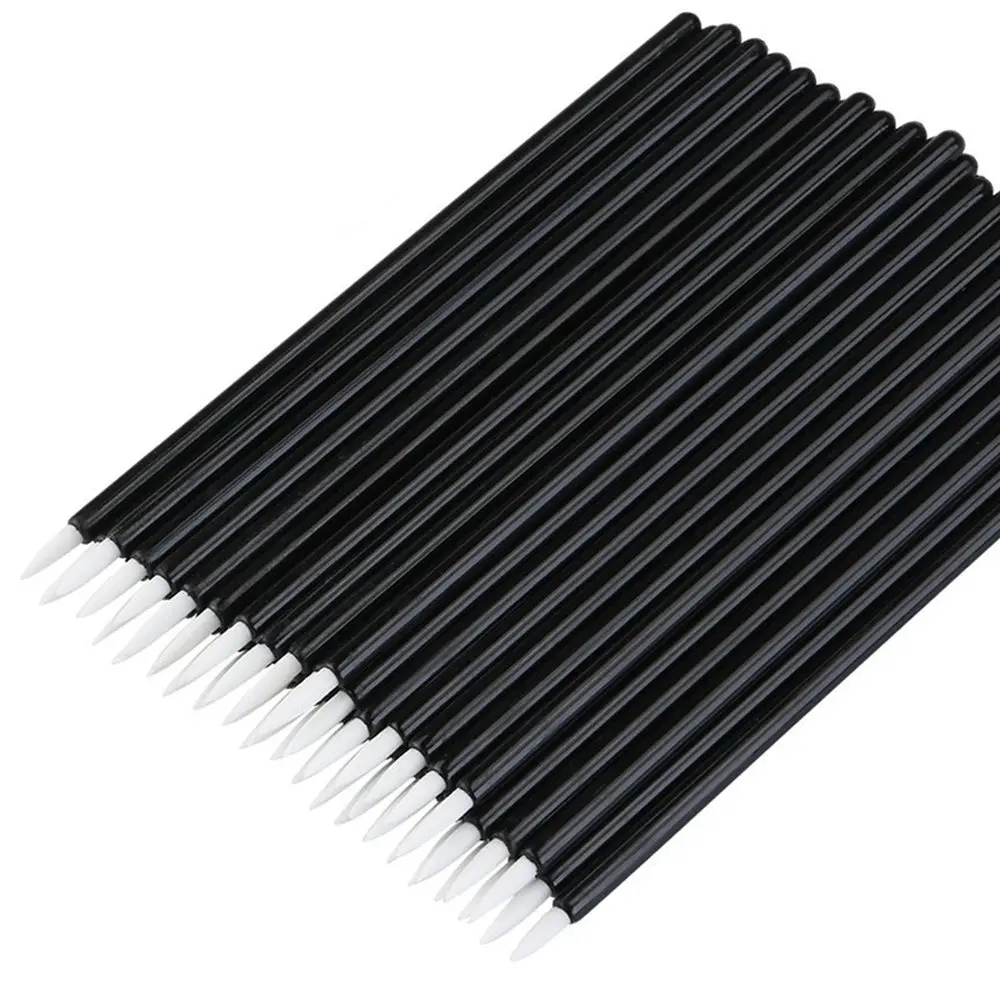 

100PCS Disposable Eyeliner Brush Black Long Lines Smooth Eyeliner Brush Fashion Makeup Tools Convenience Eyeliner Brush