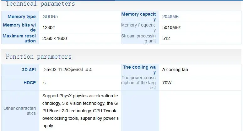 Б/у, оригинальная Видеокарта ASUS GTX 750 2G GDDR5 128 бит HD, Протестировано хорошо