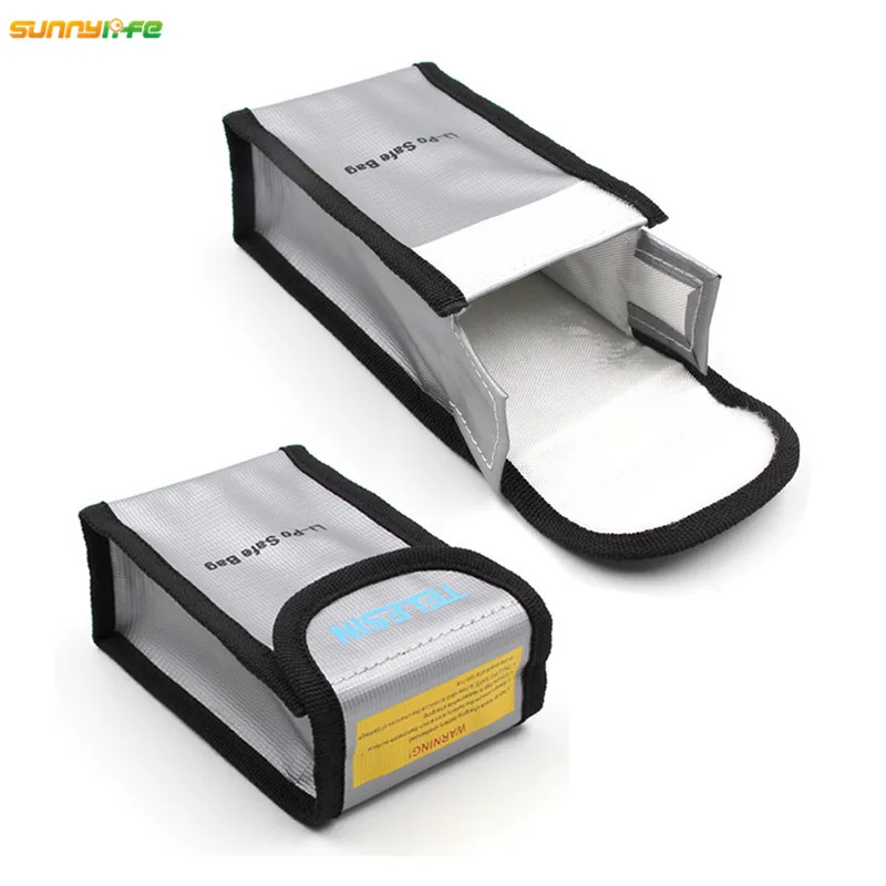 

For DJI Phantom 4 Pro 4Pro+ +V2.0 Fireproof Lipo Battery Bag Safe Bag For DJI Phantom 3 4 Explosion-proof Pouch Box Battery Case