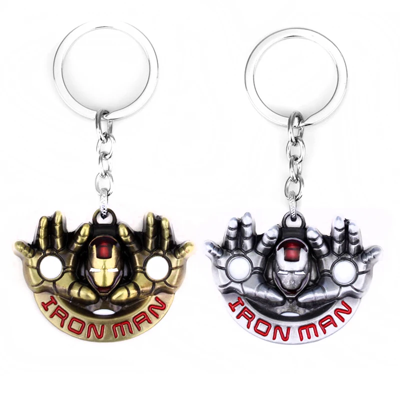 

Fashion Jewelry Super Hero The Avengers Iron Man Metal Key Chain For Men Women Jewelry