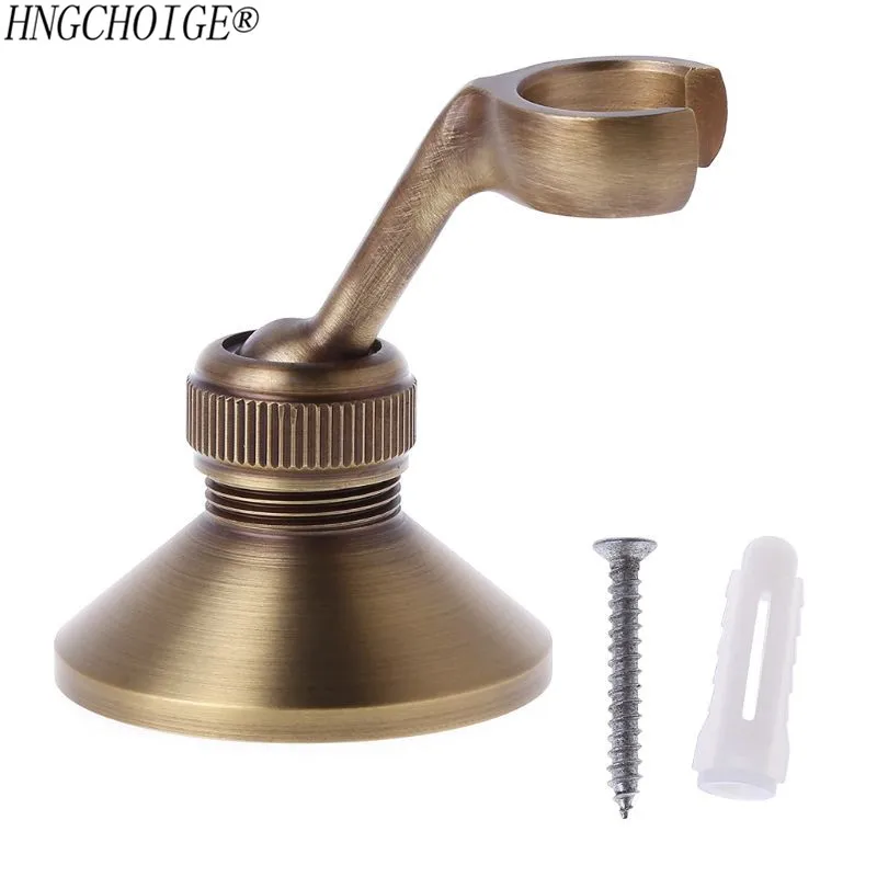 

Rotatable Adjustable Antique Brass Wall Mounted Bathroom Hand Held Shower Sprayer Bracket Holder Fitting Accessories