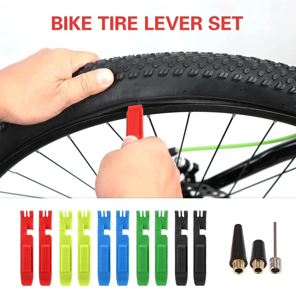 Bike Tire Lever Set Tire Removal Tool Plastic Bicycle Tyre Spoon Bike Repair Kit Bike Tube Lever bicicleta Bike Accessories