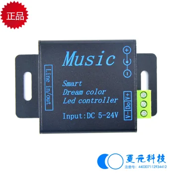 

MUSIC Controller Smart Dream Color Led Controller Symphony Music Light Dance with Musice Led Audio Controller DC 5V 12V 24V
