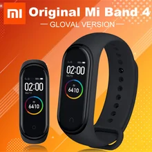Mi Band 4 смарт-браслет Xiao mi спортивный фитнес-трекер Шагомер мониторинг сердечного ритма фитнес-браслет для xio mi Band 4 3
