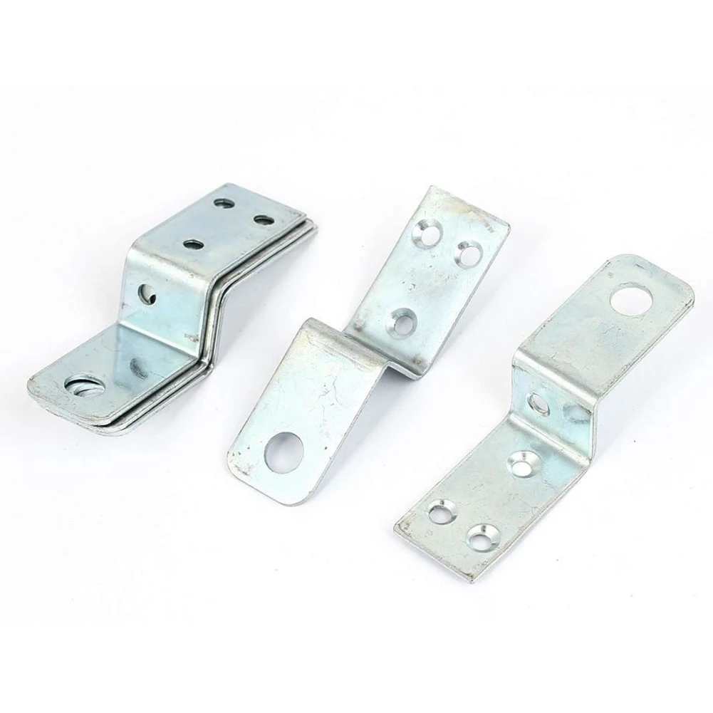 Furniture Shelf 70x20mm Z Shaped Corner Brace Plate Angle Bracket 5pcs