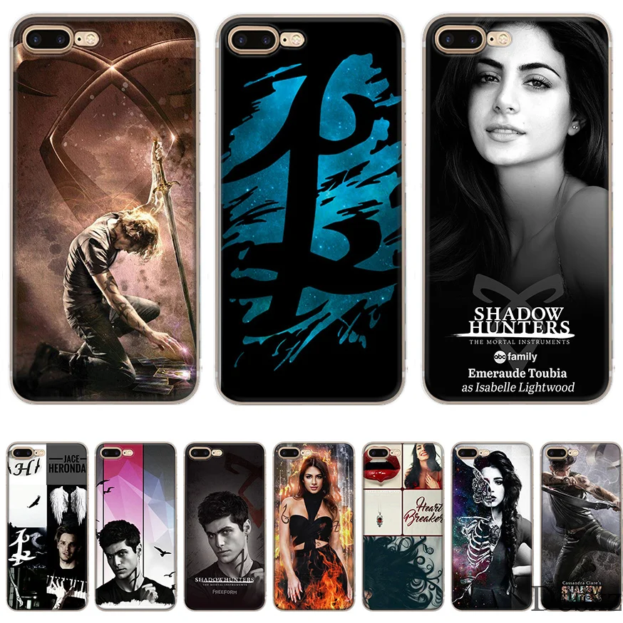 

Desxz American Tv Series Shadowhunters Hard Cover Phone Case Cover For iPhone 11 Pro 7 8 6 6s Plus X XR XS Max 5 5s SE Cover