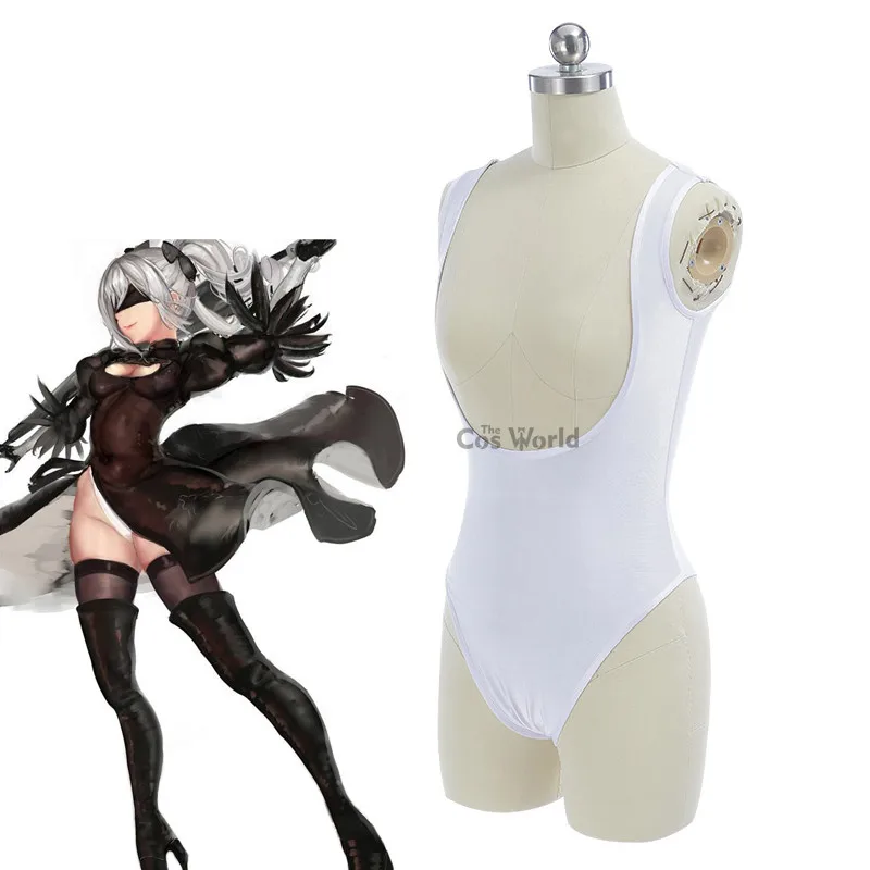 NieR Automata Heroine 2B YoRHa № 2 Тип B Глубокий V образный вырез Т корсет нижнее белье трусы