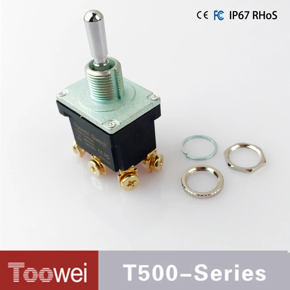 10pcs 3 way 6 pin toggle switch 250VAC dpdt on off on toggle switch