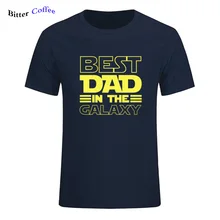 NOVO Melhor Pai Do Galaxy T-Shirt Engraçado do Dia Dos Pais Presentes presente de Aniversário Para O Marido De Algodão Verão T Camisa Dos Homens t-shirt