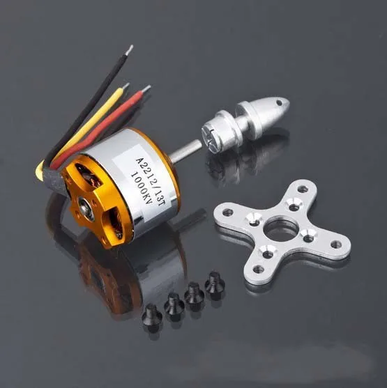 4Pcs A2212 1000KV 1400KV 2200KV Brushless Outrunner Motor 13T for DIY RC Aircraft Multirotor Quadcopter Drone FPV FS 4pcs a2212 1400kv brushless outrunner motor for rc quadcopter multi copter x kk aircraft