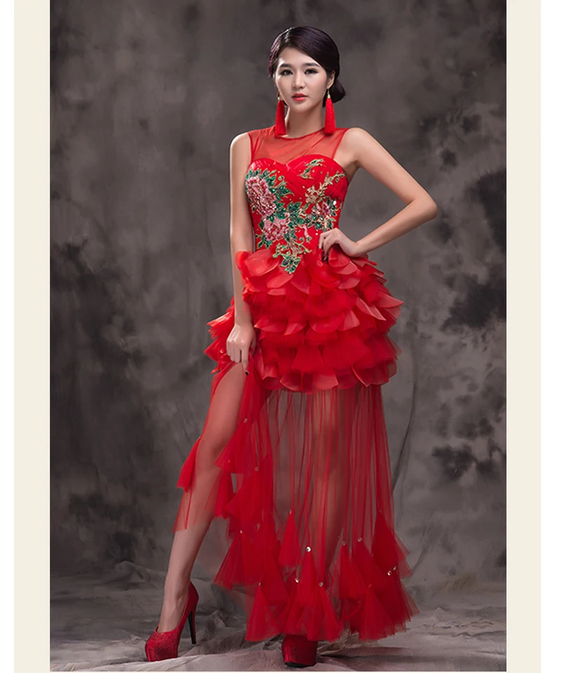 chinese style prom dress