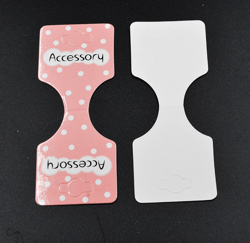 

FLTMRH 89mm*35mm Kraft paper handmade with love jewelry cards,necklace\earring\Hairpin packing cards holder set jewelry displays