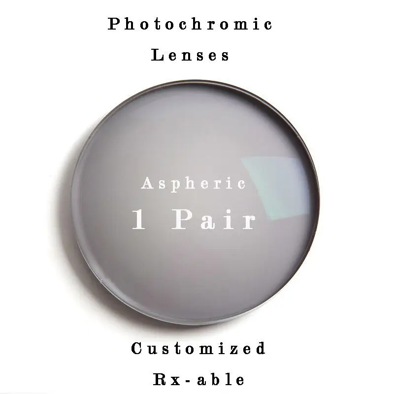 Ceny 1.61 fotochromowe szare lub brązowe soczewki jednoobiektywowe SPH zakres 6.00 ~ + 5.50 Max CLY 4.00 soczewki do okularów
