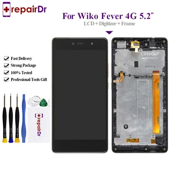 

Tested LCD For Wiko Fever 4G LCD Display Screen Assembly Complete For Wiko Fever LCD
