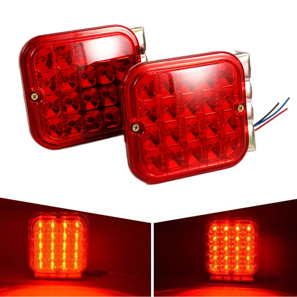 Brake Turn Signal Lights Liplasting 2 Pcs LED Trailer Tail Light Kit