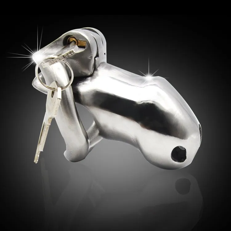 Male-316L-stainless-steel-Luxury-Honorable-Small-Size-Cage-Male-Chastity-Magic-Locker-Device-Sex-Toy (2)