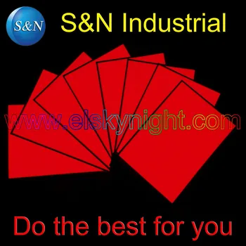 

A5 size el sheet el panel el back light Red with DC12V inveter amazing display for any place you can imagine free shipping